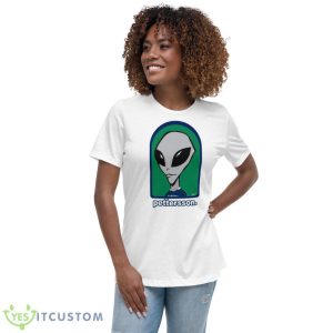 Elias Alien Pettersson Vancouver Canucks Shirt - Women's Relaxed Short Sleeve Jersey Tee