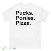 Elio Imbornone Pucks Ponies Pizza Shirt - 500 Men’s Classic Tee Gildan