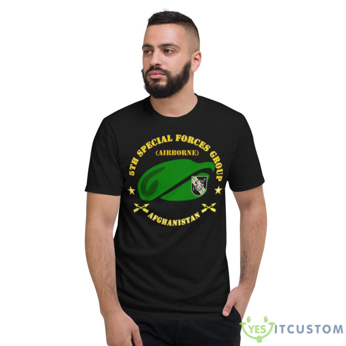 Emblem Sof 5th Sfg Beret Afghanistan Shirt 2 Emblem Sof 5th Sfg Beret Afghanistan Shirt - Short Sleeve T-Shirt
