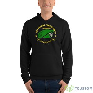 Emblem Sof 5th Sfg Beret Afghanistan Shirt 9 Emblem Sof 5th Sfg Beret Afghanistan Shirt - Unisex Fleece Pullover Hoodie