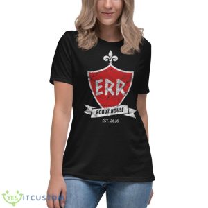 Epsilon Rho Rho Robot House The Futurama Shirt - Women's Relaxed Short Sleeve Jersey Tee