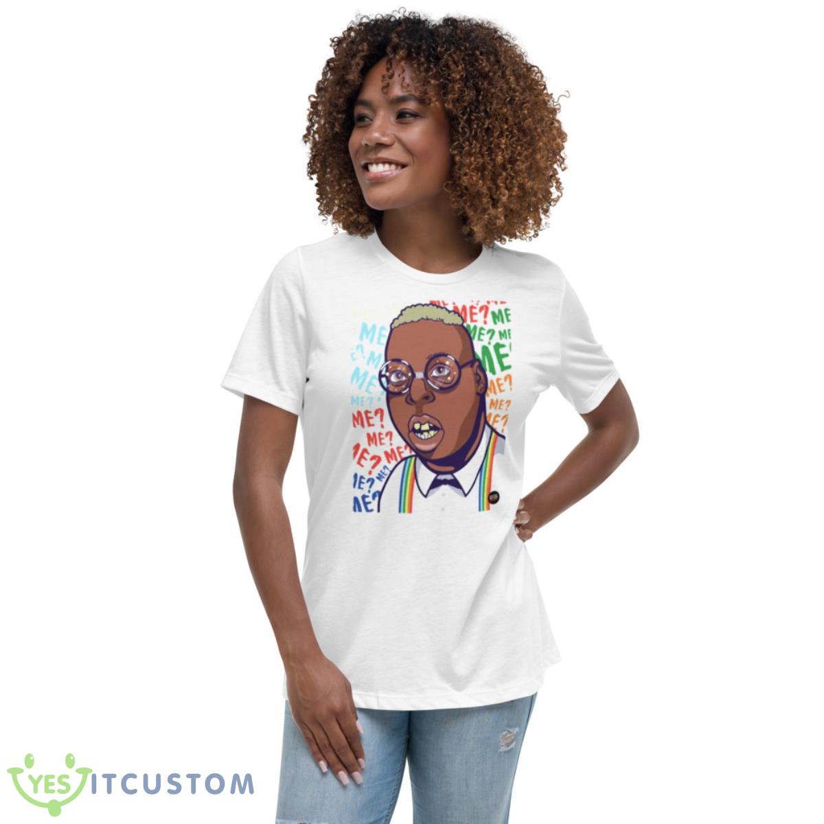 Fanart Portrait Beetlejuice Urkel Shirt 5 Fanart Portrait Beetlejuice Urkel Shirt - Women's Relaxed Short Sleeve Jersey Tee