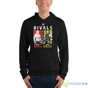 Fanatics Branded WWE Rivals Roman Reigns Vs. Brock Lesnar Shirt - Unisex Fleece Pullover Hoodie
