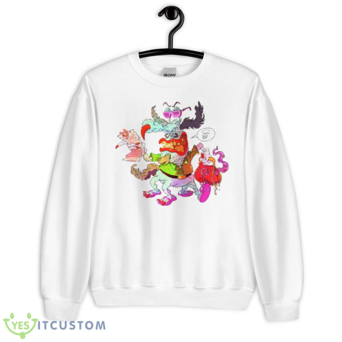 Fanmade Ahh Real Monsters Drawing Shirt 11 Fanmade Ahh Real Monsters Drawing Shirt - Unisex Heavy Blend Crewneck Sweatshirt