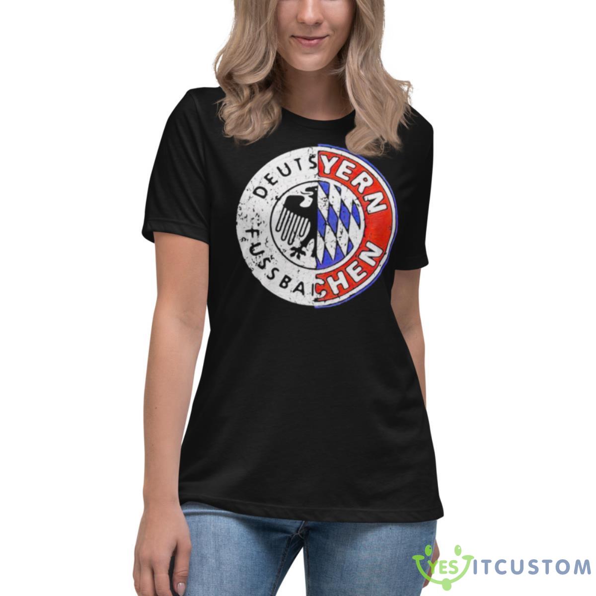 FC Bayern Munich Riding For Both Shirt 6 FC Bayern Munich Riding For Both Shirt - Women's Relaxed Short Sleeve Jersey Tee