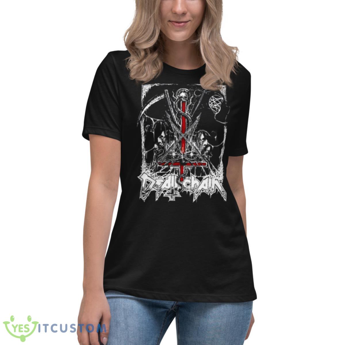 Finnish Extreme Metal Band Bad Wolves Shirt 6 Finnish Extreme Metal Band Bad Wolves Shirt - Women's Relaxed Short Sleeve Jersey Tee