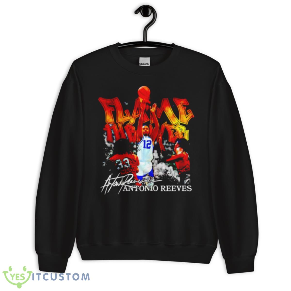 Flame Thrower Antonio Reeves Signature Shirt 13 Flame Thrower Antonio Reeves Signature Shirt - Unisex Crewneck Sweatshirt
