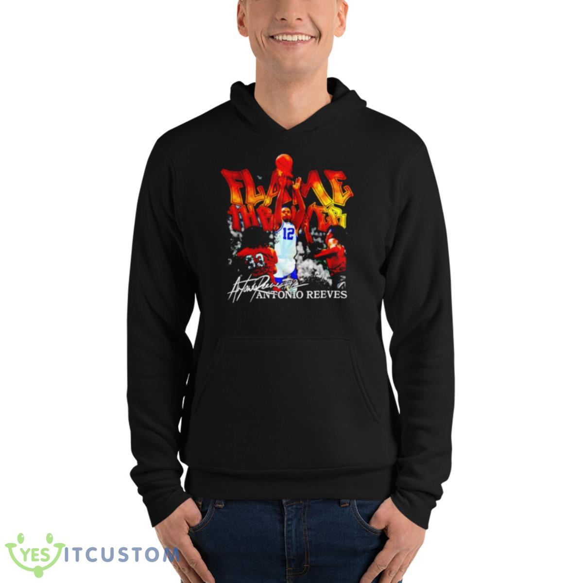 Flame Thrower Antonio Reeves Signature Shirt 4 Flame Thrower Antonio Reeves Signature Shirt - Unisex Fleece Pullover Hoodie
