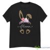 Floral Leopard Mama Bunny Happy Easter Mother's Day Shirt - G500 Men’s Classic T-Shirt