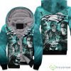 Freddy Jason Michael Myers Loves Philadelphia Eagles Pumpkin Head Halloween Hoodie 3D Product Photo 1