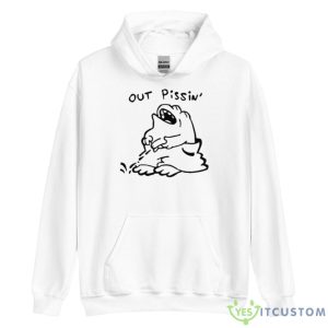 Frog Out Pissin’ Shirt - Unisex Heavy Blend Hooded Sweatshirt