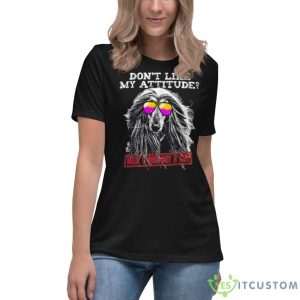 Funny Afghan Hound Attitude Shirt 11 Funny Afghan Hound Attitude Shirt - Women's Relaxed Short Sleeve Jersey Tee