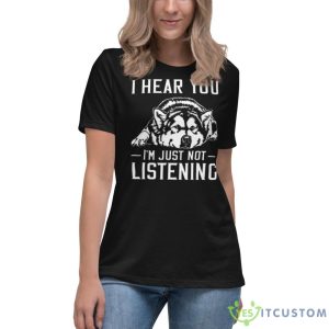Funny Alaskan Malamute Shirt - Women's Relaxed Short Sleeve Jersey Tee