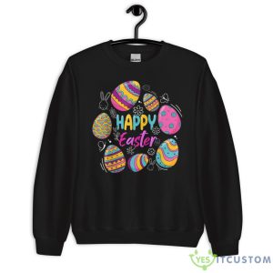 Funny Happy Easter Group Eggs Shirt - Unisex Crewneck Sweatshirt