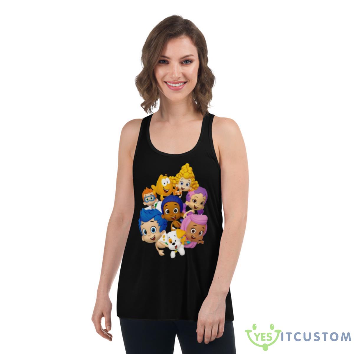 Funny Kids From Bubble Guppies Shirt 5 Funny Kids From Bubble Guppies Shirt - Women's Flowy Racerback Tank