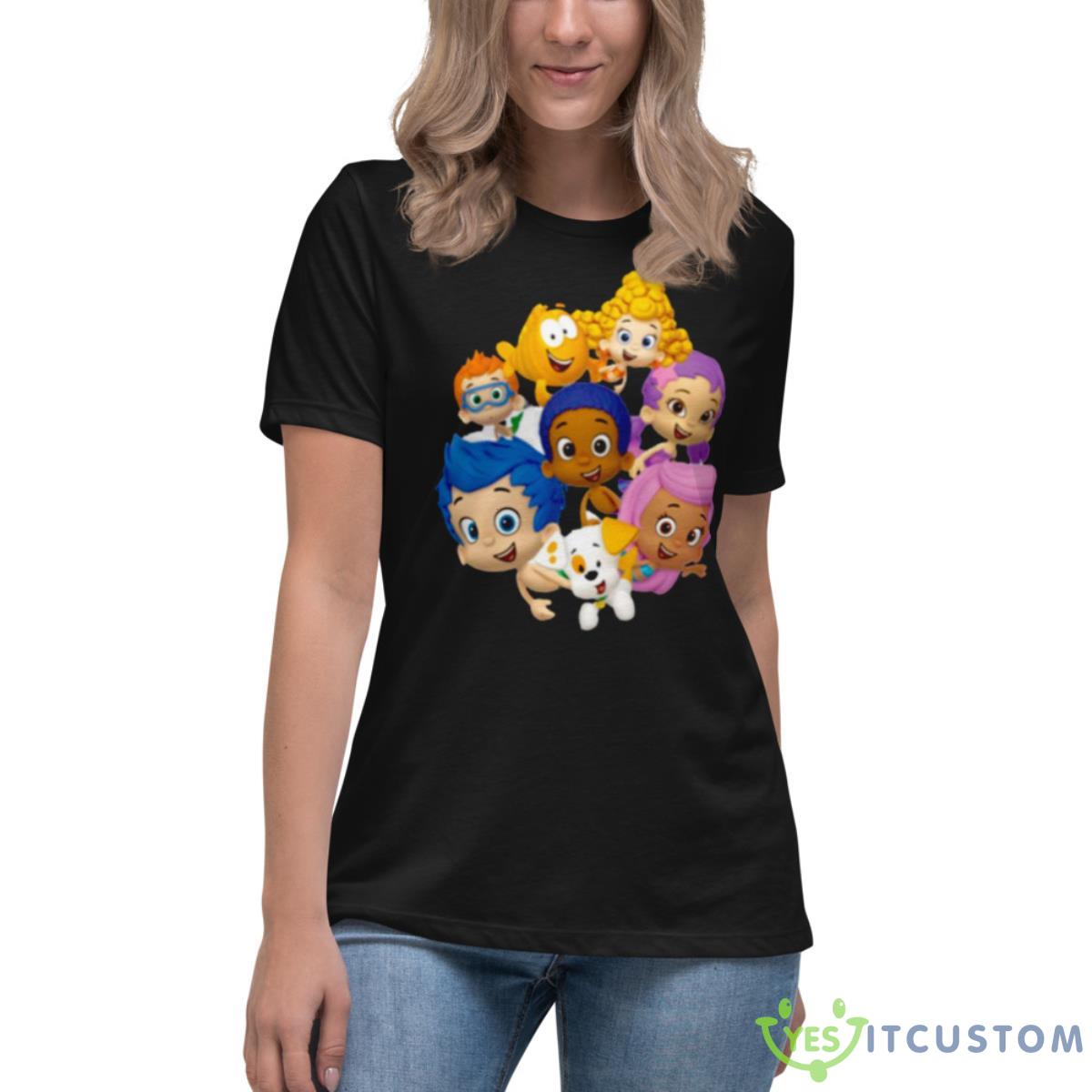 Funny Kids From Bubble Guppies Shirt 6 Funny Kids From Bubble Guppies Shirt - Women's Relaxed Short Sleeve Jersey Tee