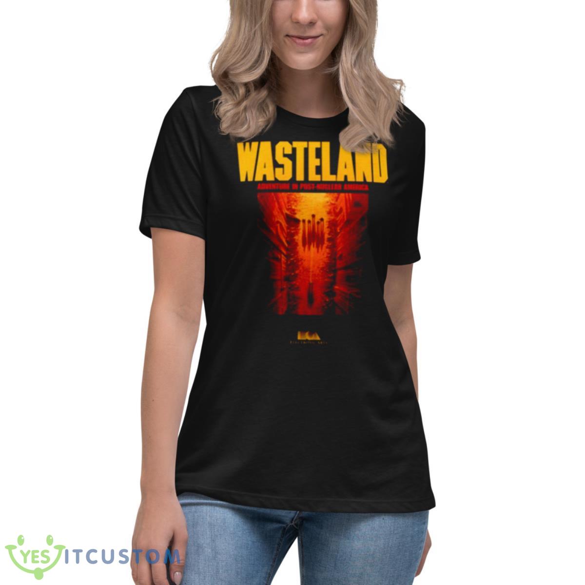 Game Covers Wasteland Shirt 6 Game Covers Wasteland Shirt - Women's Relaxed Short Sleeve Jersey Tee