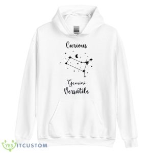 Gemini Curious And Versatile Zodiac Sign Shirt - Unisex Heavy Blend Hooded Sweatshirt