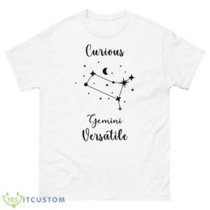 Gemini Curious And Versatile Zodiac Sign Shirt - 500 Men’s Classic Tee Gildan