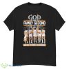 God First Family Second Then New York Knicks Basketball Players 2023 Signatures Shirt - G500 Men’s Classic T-Shirt