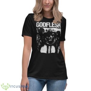 Godflesh Angel Domain Shirt 11 Godflesh Angel Domain Shirt - Women's Relaxed Short Sleeve Jersey Tee