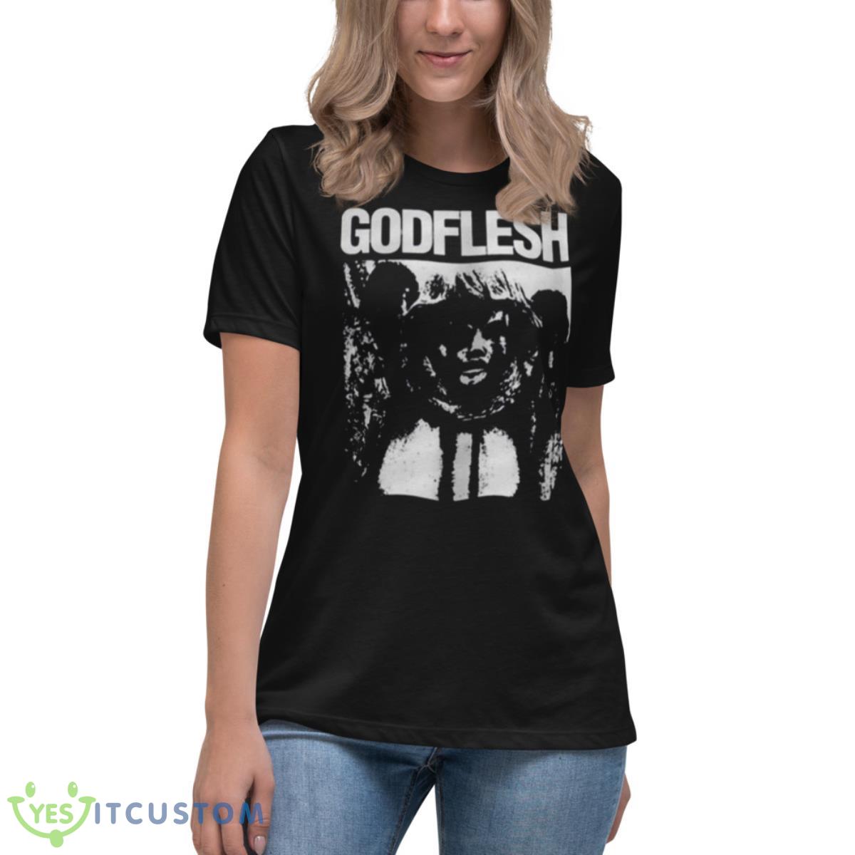 Godflesh Angel Domain Shirt 6 Godflesh Angel Domain Shirt - Women's Relaxed Short Sleeve Jersey Tee