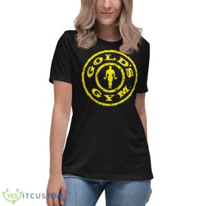 Gold’s Gym Logo Bodybuilding Shirt 11 Gold’s Gym Logo Bodybuilding Shirt - Women's Relaxed Short Sleeve Jersey Tee