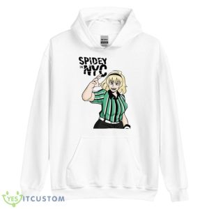 Gooby Spidey In Nyc Shirt 7 Gooby Spidey In Nyc Shirt - Unisex Heavy Blend Hooded Sweatshirt