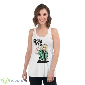 Gooby Spidey In Nyc Shirt 8 Gooby Spidey In Nyc Shirt - Women's Flowy Racerback Tank