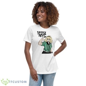 Gooby Spidey In Nyc Shirt 9 Gooby Spidey In Nyc Shirt - Women's Relaxed Short Sleeve Jersey Tee