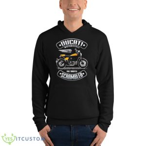 Graphic Ducati Scrambler Street Fighter Shirt - Unisex Fleece Pullover Hoodie