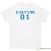 Grayson Sports Jersey Dc Comic Shirt - 500 Men’s Classic Tee Gildan