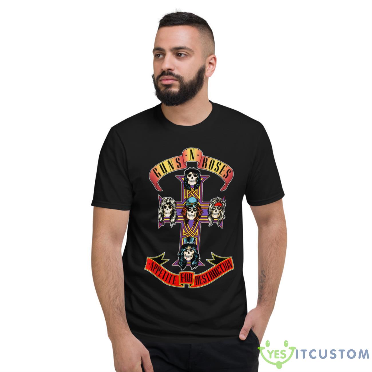 Guns N' Roses Official Short Sleeve Cross Shirt 13 Guns N