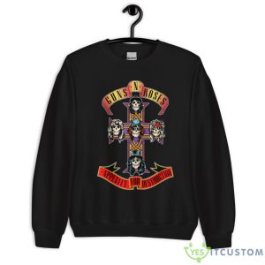 Guns N' Roses Official Short Sleeve Cross Shirt 8 Guns N' Roses Official Short Sleeve Cross Shirt - Unisex Crewneck Sweatshirt