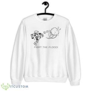 Halo Hurricane Relief Fight The Flood Shirt - Unisex Heavy Blend Crewneck Sweatshirt