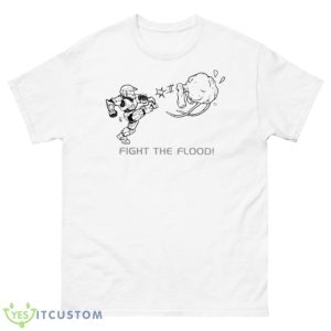 Halo Hurricane Relief Fight The Flood Shirt - 500 Men’s Classic Tee Gildan