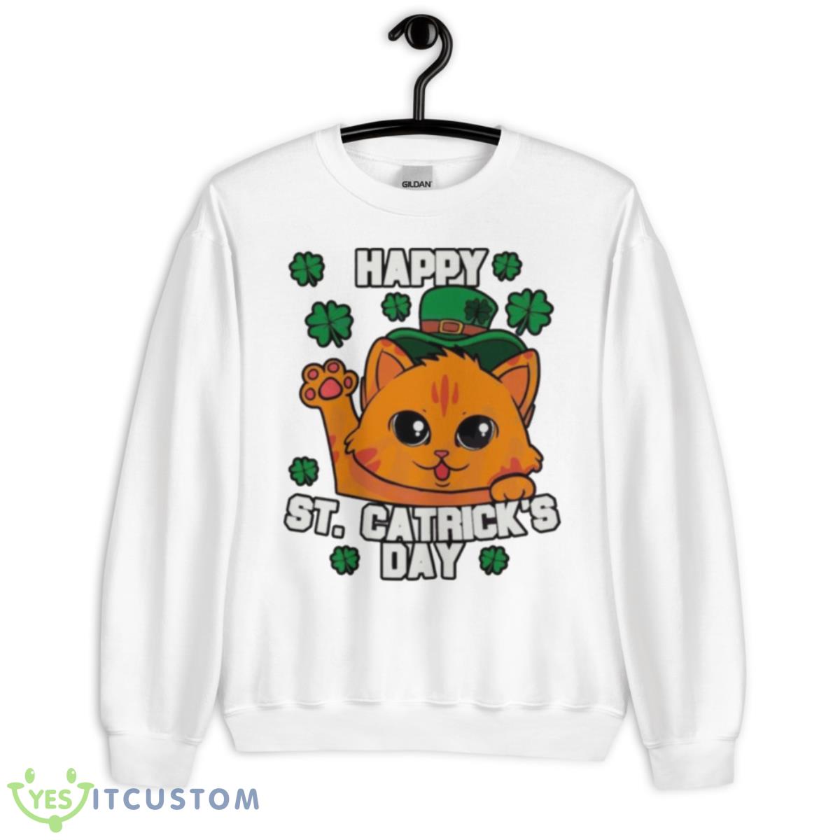Happy St Cattrick’s Day Shirt 11 Happy St Cattrick’s Day Shirt - Unisex Heavy Blend Crewneck Sweatshirt