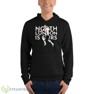Harry Kane North London Is Ours Tottenham Hotspur Shirt - Unisex Fleece Pullover Hoodie