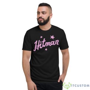 Hitman Pink Logo Shawn Michaels Shirt - Short Sleeve T-Shirt