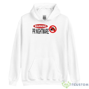 Hoes For Clothes Merch Warning Pr Nightmare Shirt - Unisex Heavy Blend Hooded Sweatshirt