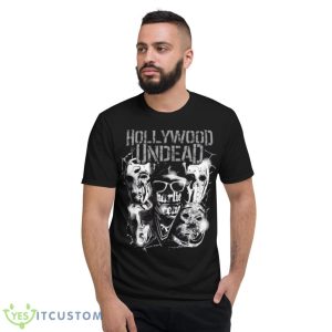 Hollywood Undead Official Metal Masks Shirt - Short Sleeve T-Shirt