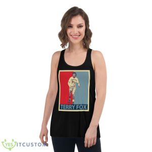 Hope Graphic Terry Fox Shirt - Women's Flowy Racerback Tank