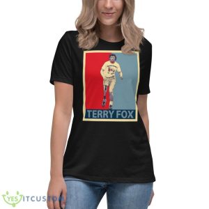 Hope Graphic Terry Fox Shirt - Women's Relaxed Short Sleeve Jersey Tee
