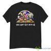 Horror Characters Baltimore Ravens You Can’t Sit With Us Party Halloween Shirt - G500 Men’s Classic T-Shirt