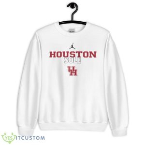 Houston Cougars Jordan On Court Bench Shirt - Unisex Heavy Blend Crewneck Sweatshirt