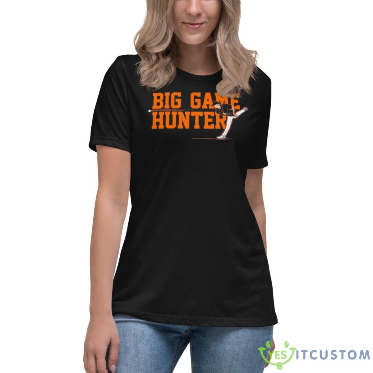 Hunter Brown Big Game Hunter Shirt 6 Hunter Brown Big Game Hunter Shirt - Women's Relaxed Short Sleeve Jersey Tee