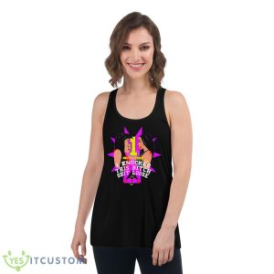 I Knocked This Bitch Shit Loose Shirt 10 I Knocked This Bitch Shit Loose Shirt - Women's Flowy Racerback Tank