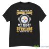 I May Live In Connecticut But My Heart Belongs To Pittsburgh Steelers Here We Go Shirt - G500 Men’s Classic T-Shirt