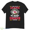 I May Live In Idaho But My Heart Is Always In The Kansas City Chiefs Kingdom Shirt - G500 Men’s Classic T-Shirt