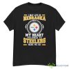 I May Live In Nebraska But My Heart Belongs To Pittsburgh Steelers Here We Go Shirt - G500 Men’s Classic T-Shirt